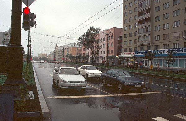 Automobilový provoz v Chabarovsku