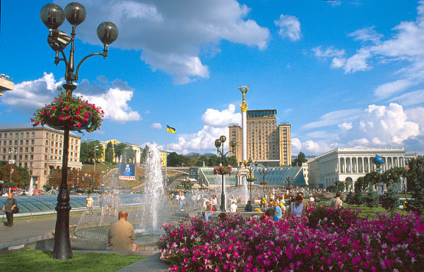 Kyjev - náměstí Nezávislosti
