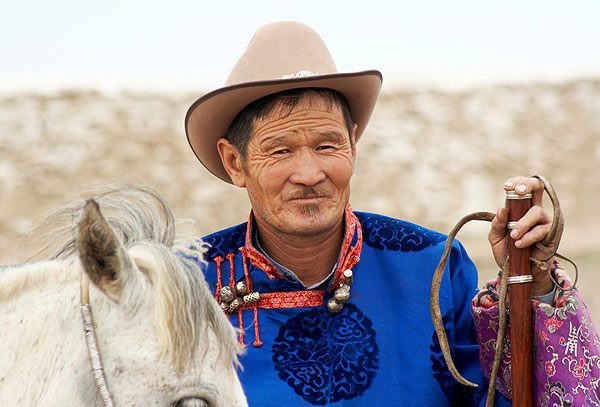 Portrét mongolského pastevce