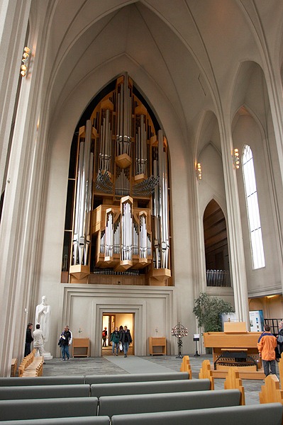 Varhany v kostele Hallgrímskirkja