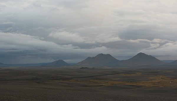 Šedé vnitrozemí Islandu