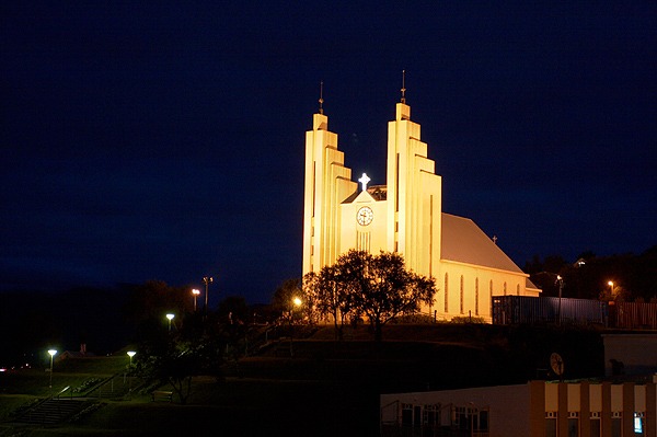 Akureyrarkirkja čili kostel v Akureyri