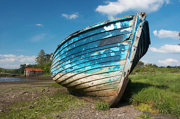 Starý rybářský člun