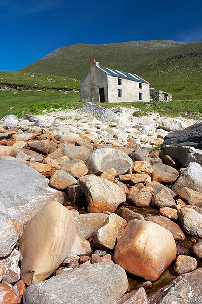Opuštěný dům na ostrově Achill