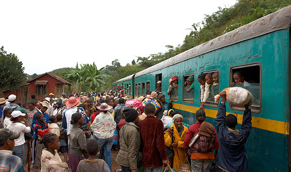 Jediný madagaskarský vlak