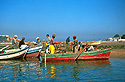 Rybářské loďky v Salé