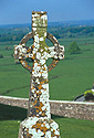 Keltský kříž s lišejníkem
