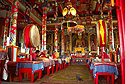 V tibetském buddhistickém chrámu