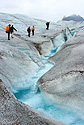 Potok na ledovci Root Glacier